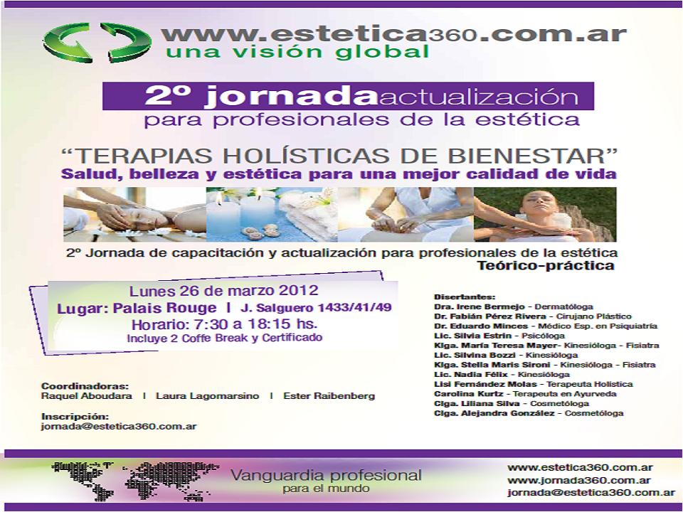 Conferencia en 2da Jornada de Actualizacin en Esttica 360